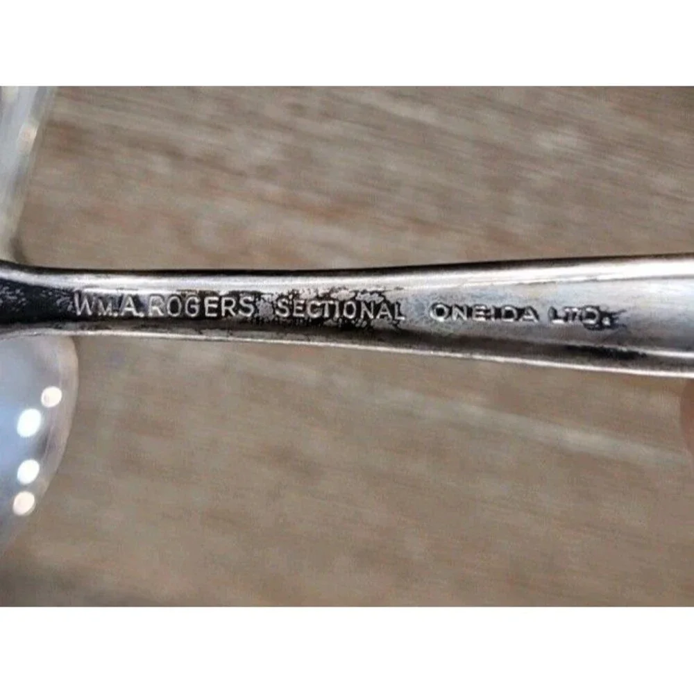 WM A Rogers Sectional Oneida LTD  Silverplate VALLEY ROSE  12 Teaspoons Spoons